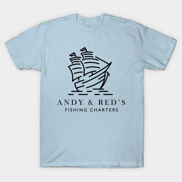 Andy & Red's Fishing Charters T-Shirt by djwalesfood